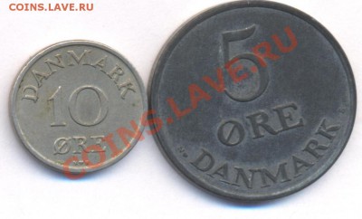 2 монеты Дании. До 15.01.11 г. 20-00 МСК. - 2 Дания