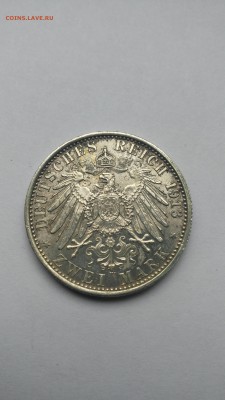 Пруссия 2 марки 1913 25-летие правления до 04.01 - PHOTO_20161218_135421