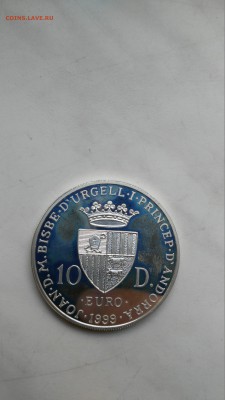 Андорра 10 динер 1999  до 04.01 - PHOTO_20161002_114427