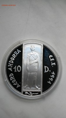 Андорра 10 динер 1993 Святой Георгий до 04.01 - PHOTO_20161002_114524