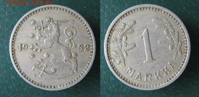 17.Разная инострань по фиксу - 17.32. -Финляндия 1 марка 1932 2