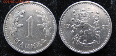 17.Разная инострань по фиксу - 17.37. -Финляндия 1 марка 1937  035