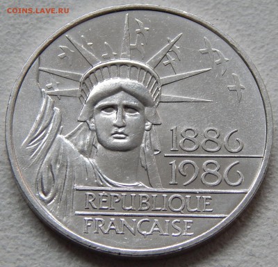 Франция 100 франков 1986 Статуя Свободы, до 09.01. в 22:00 М - 3888.JPG