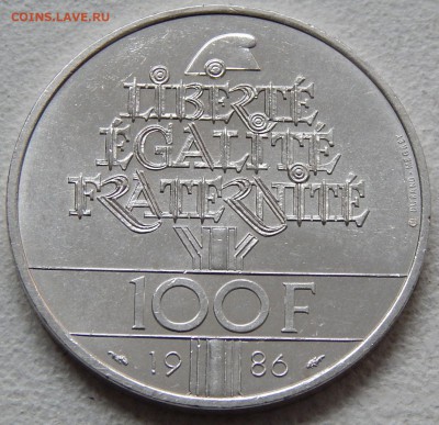 Франция 100 франков 1986 Статуя Свободы, до 09.01. в 22:00 М - 3887.JPG