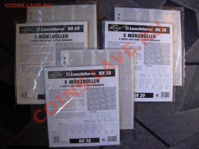 Листочки в альбомы "NUMIS" и "OPTIMA" - NUMIS sheets.JPG
