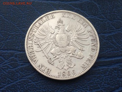 Германия Пруссия Памятный Талер 1866 с 200 р. 06.01 - lA1oXnhi