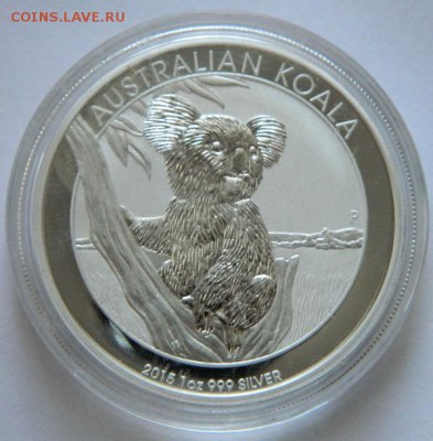 1$ Австралия Коала 2015г унция серебра 5.1.2017,22-00 по мск - DSCN6045