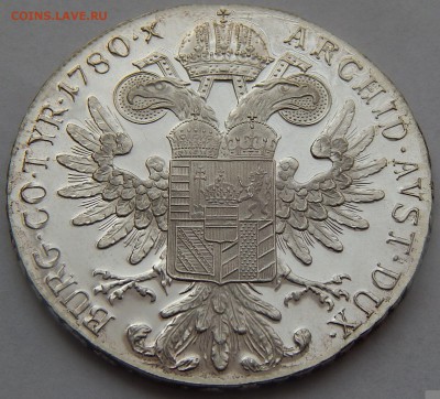 Австрия 1 талер 1780 рестрайк, до 10.01.17 в 22:00 МСК - 4432