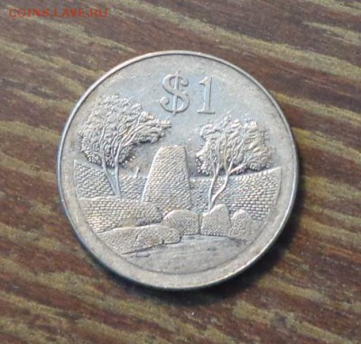 ЗИМБАБВЕ - $1 ОРЕЛ до 10.01, 22.00 - Зимбабве 1 доллар 2001