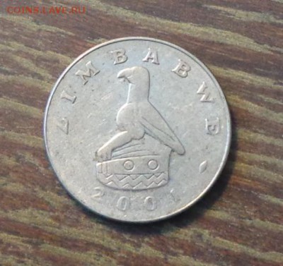 ЗИМБАБВЕ - $1 ОРЕЛ до 10.01, 22.00 - Зимбабве 1 доллар 2001 -1