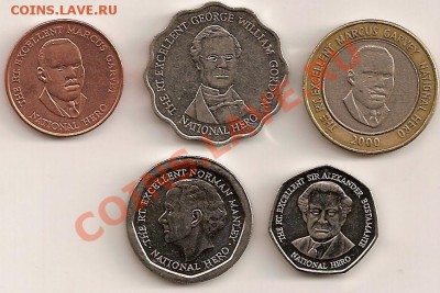 Ямайка - 5 монет  до 16.01.11. 21.00М - Ямайка 01