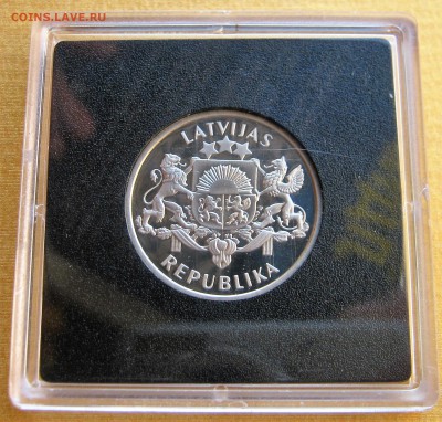 ЛАТВИЯ 2 лата 1993. 75 лет независимости.ПРУФ. Предпродажная - 006.JPG