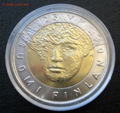 ФИНЛЯНДИЯ 25 марок 2001. ЧМ по лыжам. БИметалл.ПРЕДПРОДАЖНАЯ - 017.JPG