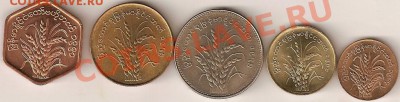 Бирма набор монет 1975-87 г - 5 шт. до 16.01.11.21.00М - Бирма 1975 001