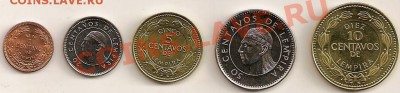Гондурас - 5 монет до 16.01.11. 21.00 М - Гондурас