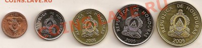 Гондурас - 5 монет до 16.01.11. 21.00 М - Гондурас 01