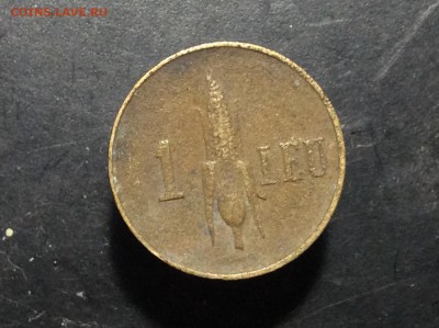 Румыния 1 лей 1938 г - image
