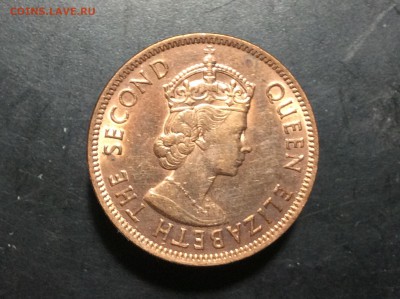 Карибы 1 цент 1965 г - image