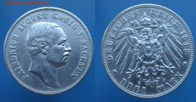 Саксония 3 марки 1912г до 6.01. до 22-00 мск - 04uQ7qGKzQw