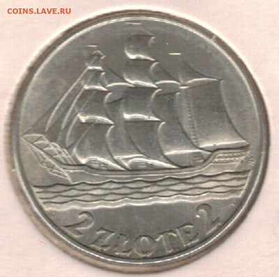 Ag Польша 2 злотых 1936 Корабль 09.01.2017 в 22.00мск (Д219) - 5-п2а