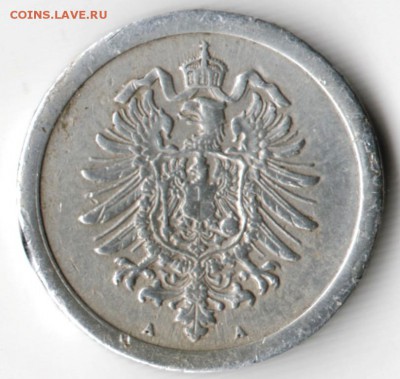 Германия. 1 пфенниг 1917 г. А до 24.00 11.01.17 г - Scan-170104-0051