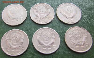 10 копеек СССР 1948-1957 6 монет - IMG_7317.JPG