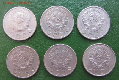 10 копеек СССР 1948-1957 6 монет - IMG_7313.JPG