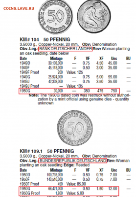 50 Pfennig 1950 - image