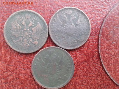 3 копейки 1850,55,58  3шт. 2 копейки 1852,55,59 3шт - 20170106_133826[1]