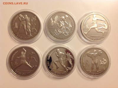 Барселона пруф 6 монет * 1 рубль , предпродажная оценка - IMG_1690.JPG