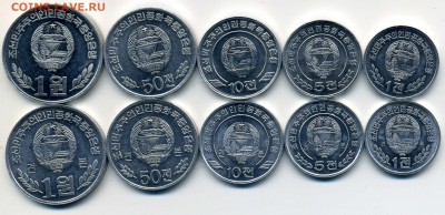 Набор монет Северной Кореи 2002-2008 (цветы). Вариант? - ak865