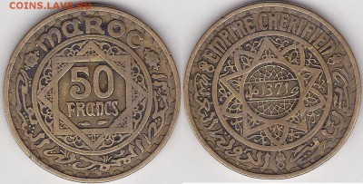 22:00 - 50 франков 1952 г.