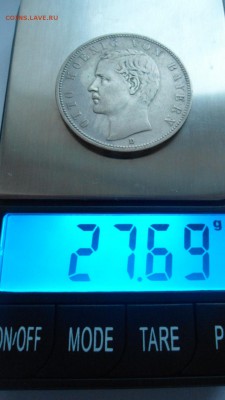 Бавария 5 марок 1903 с 200 рублей до 13.01.2017 - DSC04574.JPG