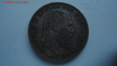 Вюрттемберг 5 марок 1899 с 200 рублей до 13.01.2017 - DSC04631.JPG