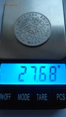 Пруссия 5 марок 1903 с 200 рублей до 13.01.2017 - DSC04614.JPG