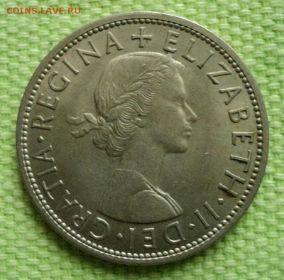 2 кроны 1957 - аверс. - Британия_1957-полкроны-Ni_А.JPG