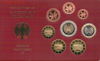 ФРГ НАБОР ЕВРО ПРУФ 2002D ДО 12.01.2017 В 22.00МСК (Д255) - 4-фрг2002D
