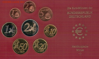 ФРГ НАБОР ЕВРО ПРУФ 2002J ДО 12.01.2017 В 22.00МСК (Д255) - 4-фрг2002J1