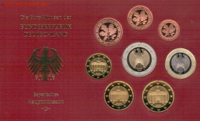 ФРГ НАБОР ЕВРО ПРУФ 2003D ДО 12.01.2017 В 22.00МСК (Д256) - 4-фрг2003D
