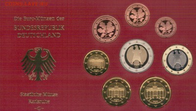 ФРГ НАБОР ЕВРО ПРУФ 2003G ДО 12.01.2017 В 22.00МСК (Д256) - 4-фрг2003G