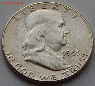 США 50 центов 1963 Бенджамин Франклин, до 14.01. в 22:00 МС - 5053