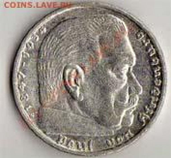 5 марок 3 рейх 1935 - 5 марок 1935 _02_01