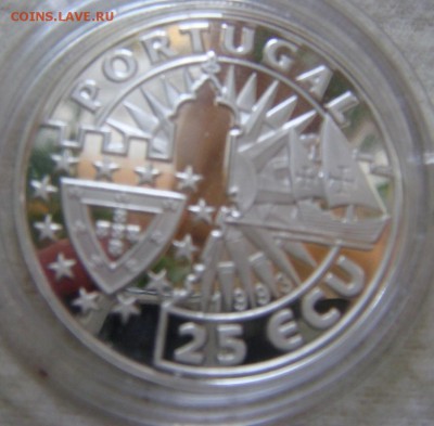Португалия 25 эскудо 1993. До 10.01 с блицем - DSC05482.JPG