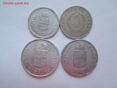 Венгрия 1 и 2 пенса  2 фоинта  1941-1950 до  11.01.17  22-00 - DSCN4274.JPG