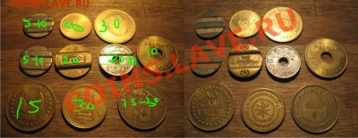 Иностранные и отечественные разные жетоны - Рисунок1н