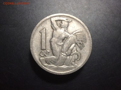Чехия 1 крона 1922г первая республика - image