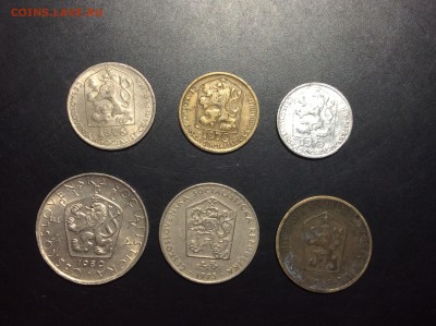 Чехословакия 10,20,50,1,2,5 крон 1962-1980 гг - image