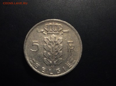 Бельгия 5 франков 1961 г - image