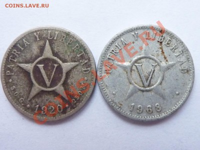 Куба 5 сентаво 1920г.и 1968г.  до 21.01.11 в 22-00 - MEMO0034.JPG