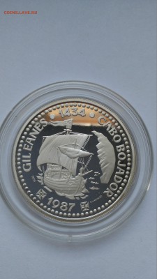 Португалия 100 эскудо 1987 год ПАРУСНИК Кабо ПРУФ  до 12.01 - PHOTO_20161212_152555